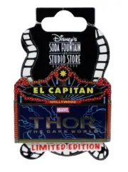 Disney Studio Store Hollywood Thor The Dark World El Capitan Marquee Pin LE 500