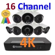 Swann NVR16 Channel 4K NVR-8580 2TB 8x 4K 8mp Bullet SWNHD-885MSB $2899