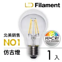 在飛比找momo購物網優惠-【TCP】LED Filament復刻版鎢絲燈泡_A60 6