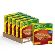 Peanut Butter Wafer Snack Bars, 5 Count, 6.5 OZ, Pack of 6