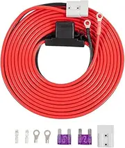 Kings 25A Wiring Kit | For DC Chargers + Trailers | Quick-Connect Anderson-Style Plugs | Inc Terminals + Fuses 8AWG 8mm2