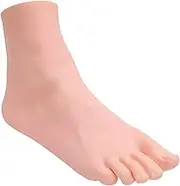 Fake Feet,Lifelike Manikin Feet,Lifesize Female Mannequin Foot Model for Painting Teaching Arts Drawing Sketching Jewelry Display -Right Foot,22.5cm