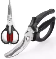 Poultry Shears Set -Heavy Duty Utility Kitchen Scissors for Cutting Chicken,Meat