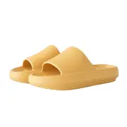 Catzon Womens Feather Recovery Pillow Cloud Slides Sandal-Yellow1
