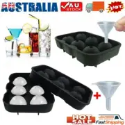 DIY Large Ice Cube Tray Ball Maker Big Silicone MoRO Sphere Whiskey Round D7