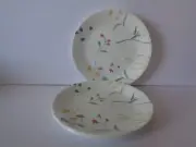 4 Corelle Wild Flower Luncheon Plates 8-1/2" Diameter New with Tags Made in USA