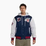 Melbourne Demons Adult Patchwork Bomber Jacket