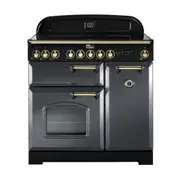 Falcon 90cm Classic Deluxe Induction Range Cooker - Slate Brass
