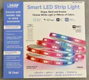 FeitElectric SMART LED Strip light 16ft.- Voice commands/remote or App