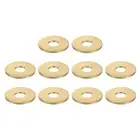 10Pcs Brass Flat Washer, M8x24x1.5mm Brass Washer Assortment for Screws Bolts