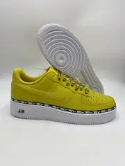 NIKE W AIR FORCE 1 '07 SE PRM BRIGHT CITRON [AH6827 700] US WMN SZ 10