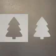 Simple Christmas Tree Plastic Mylar Stencil Airbrush Painting Art Supplies