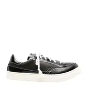 Skimmer patent leather sneakers 39 White