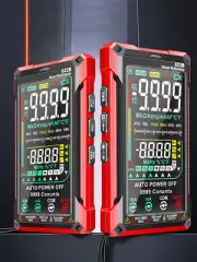 3LED Digital Smart Multimeter Auto Range DC/AC Meter Infrared Laser Lamp 622B