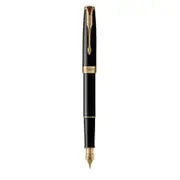 Parker Sonnet Blk Lacq GT FP
