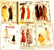 U PICK! Vtg BURDA Dress Maxi Dress Sew Pattern Misses & PLUS Sz ~ UC