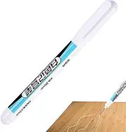 White Marker for - White Ink Marker, White Marker Colour Marker, Permanent Marker, Waterproof Pen, White Marker Pen, White Oil Based Wooden Marker, Quick Drying
