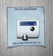 MINIATURE DOLLHOUSE 1:12 SCALE HOT AIR HAND DRYER - M131
