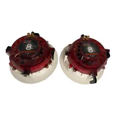 Pair of SpeakerCraft AIM8 Series One In-Ceiling Speakers Brand New LIMITED TIME!
