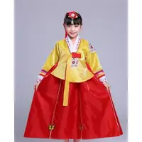 在飛比找蝦皮購物優惠-新品 漢服大長今女童服裝傳統朝鮮族演出服少數民族韓國傳統韓服