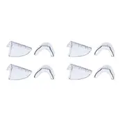 4 Pairs Eye Glasses Side Shields Clear Side Shield for Safety Glasses Transparent