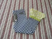 NWT MATILDA JANE ENCHANTED GARDEN INNER ARTIST MIXED-PRINT GINGHAM PANTS 4