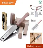 Japanese Pull Saw 6 Inch Ryoba - SK5 Double Edge for Precise Wood Cutting
