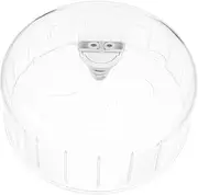 GANAZONO Silent Hedgehog Wheel Transparent Chinchilla Accessory for Pets Exercise Wheel Present for Hamster Owners Fun Play for Active Rodents