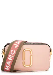 Marc Jacobs The Snapshot Panelled Leather Cross-body bag - Pink - One Size One Size