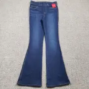 SPANX Jeans Womens XS Blue Flare High Rise Midnight Shade NEW NWT
