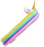 BESTonZON Keep Your Hairpins Tidy Unicorn Hair Clip Storage Strap Headdress Holder for Girls Plush Unicorn Pendant Organizer Decorative Headdress Decor