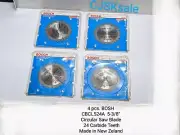 4 pcs. BOSH CBCL524A 5-3/8" Circular Saw Blade 24 Teeth Thin Kerf Blade (NEW).