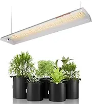 SPIDER FARMER SF-300 LED Grow Light Sunlike Full Spectrum Plant Grow Lights for Indoor Plants Hydroponics Seeding Veg Flower Energy Saving & High Efficiency Growing Lamp 192 Diodes 2ftx2.5ft Coverage