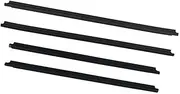 Jodriva Window Door Seals 4Pcs Car Window Outer Weatherstrip Side Door Moulding Trim Seal Waterproof Pressure Strip, for Toyota, fortuner 2004-2015 Car Door Weather Strip
