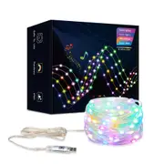 Smart RGB Fairy String Lights APP Bluetooth Control Atmosphere USB Copper Wire Lights for Room Garden Christmas Tree Party Lights