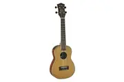 Tiki '7 Series' Cedar Solid Top Concert Ukulele with Hard Case (Natural Satin)