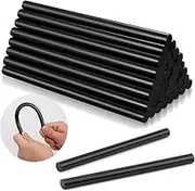 50Pcs Black Hot Melt Glue Sticks - 7mm x 150mm - Car Dent Repair Kit - Art Craft, Home Office Project Craft Fix & Repairs, Car Body Dent Remover - Mini Glue Gun Sticks