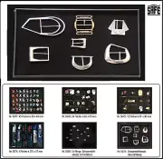 Jewellery Showcase Cash Box Black Edition Foam Insert Safe 5685 400x300x55mm