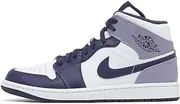 [Jordan] Nike Air 1 Mid Men's Shoes Black/Fire Red-White DQ8426-060, Sky J Purple, 13