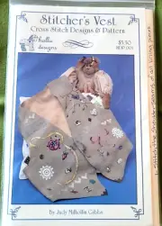 Hollie Designs Stitcher's Vest Cross Stitch Designs and Pattern by Judy Gibbs
