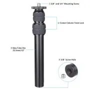 Camera Tripod Center Column Extension Extender Telescopic 3 Section Pole Rod