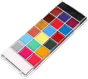 Makeup Body Paint Set 20 Color Palette for Events Face Paints for Halloween Birthday Parties Theater and Cosplay