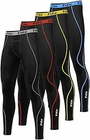 [FDX] Men's Compression Pants Baselayer Running Tights Cool Dry Gym Clothes Yoga Leggings Fitness Workout Layer Bottoms.