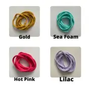 10 Baby Headbands Stretchy Nylon headbands softest crafting material