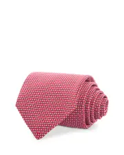 David Donahue Silk Classic Grid Tie