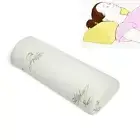 Half Moon Type Wedge Comfort Bamboo Fabric Sleep Pillow Neck / Knee Sleeping Aid