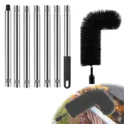 Gutter Cleaning Brush Roofing Tool with Pole 7.8FT for Long Splicing Gutter New