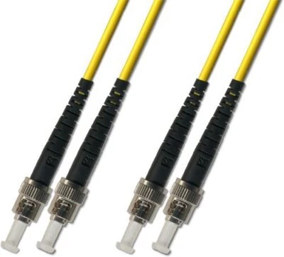 14M 45.92ft OS2 ST-ST Fiber Optic Cable Duplex Singlemode 9/125 14M Cord
