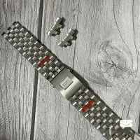 在飛比找Yahoo!奇摩拍賣優惠-Aaa 20m 21mm 不銹鋼錶帶,適用於 IWC Pil