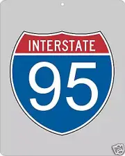 Metal Interstate highway sign - your choice of highway
